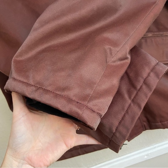 Vintage Perry Ellis Nylon Blend Hooded Jacket Brown Size XL - Picture 7 of 13